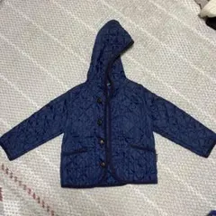 COMME CA ISM ネイビー キルティングジャケット 110A