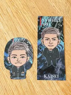 武知海青◆INVISIBLE LOVE◆千社札シール