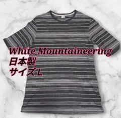 White Mountaineering ボーダーＴ　日本製サイズＬのサムネイル