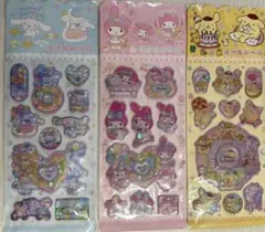 即日発送・キャラクター ウォーターシール 3枚セット