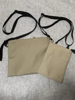 無印良品 ポーチとしても使える 撥水サコッシュ セット