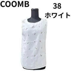 COOMB ブラウス ノースリーブ プルオーバー 羽柄 Tシャツ