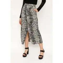 SLY ゼブラ柄ロングスカート