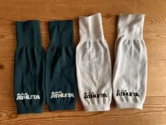 ATHLETA アスレタ カーフソックス 2色セット　ホワイト　グリーンのサムネイル