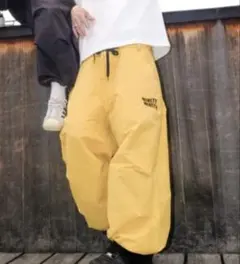 ninety ninety 9090 ナイロンカーゴパンツ バルーンパンツ　Ｌ