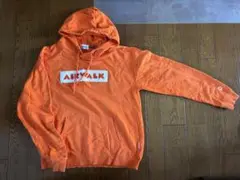 AIRWALK オレンジ パーカー フード付き