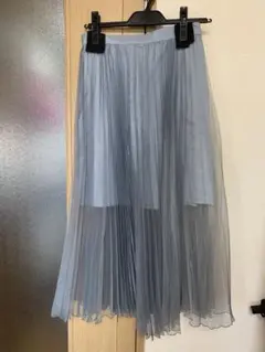 Ballsey ボールジィ シフォンチュール ギャザーレイヤードスカート