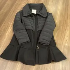 【美品】MONCLER ブラック ダウンコート