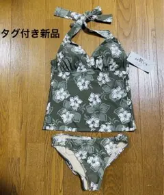 【タグ付き新品】　レディース水着　セパレート　紐タイプ　トロピカルのサムネイル