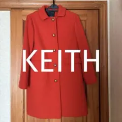 KEITH オレンジ ニットコートのサムネイル