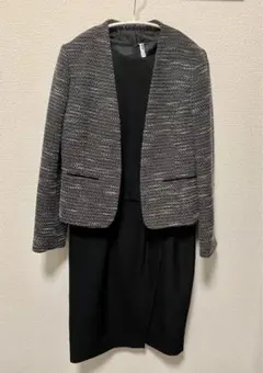 【美品】Vカラーアンサンブル7号　3点セット/卒業式・入学式・式典などにのサムネイル