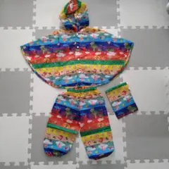 未使用 Solby　DADWAY　レインポンチョ　size90 雨具