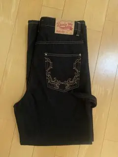 刺繍デザイン ブラックジーンズ