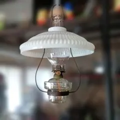 和製アンティーク　大正ロマン 吊り下げ式オイルランプ　ミニサイズ 和製アンティーク 大正ロマン 吊り下げ式オイルランプ ベビーピンク