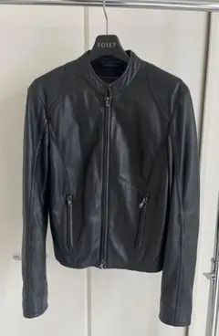 EMPORIO ARMANI シングルライダース レザージャケット42サイズ