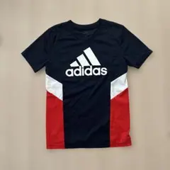 adidas キッズ Tシャツ 150cm ネイビー