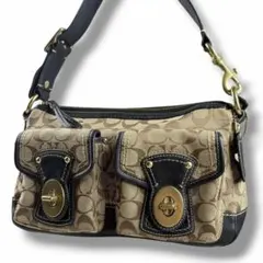 COACH Y2K コーチ レガシー ターンロック ワンショルダー シグネチャー