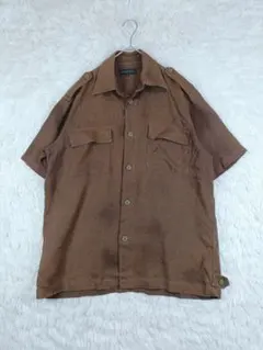チェスターバリー　SavileRow 麻100%　茶色　　M 全体に汚れあり。のサムネイル