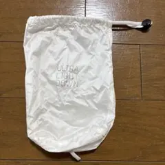 UNIQLO ULTRA LIGHT DOWN 巾着袋 ホワイト　収納袋