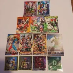 仮面ライダーノベルティシール14枚