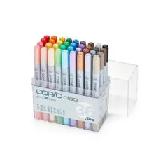 Copic Ciao マーカー 36色セット ほぼ未使用 値下げのサムネイル