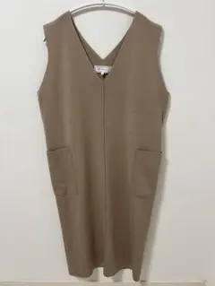 ROPE' PICNIC ベージュ ロングニットワンピース Mサイズ