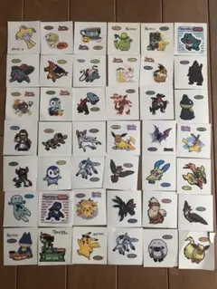 ポケモンパン　ポケモンデコキャラシール42枚セット