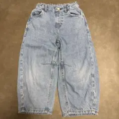 GU バレルレッグジーンズ　120サイズ