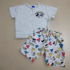 ミッキーマウス パジャマセット 110cm グレー