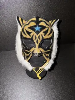 ＹＮ製タグ)2代目タイガーマスク・三沢タイガーの版権公式プロレスマスク 二代目「タイガーマスク」のYN製オフィシャルレプリカマスクが