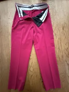 ZARA センタープレスパンツ ピンク XS