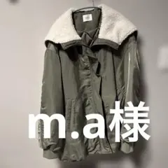 ローリーズファーム　オリーブグリーン ボア襟 モッズコート