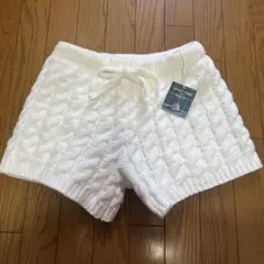 gelatopiquéケーブル編みショートパンツ