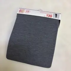 【新品未使用】ユニクロエクストラウォーム タイツ 極暖 130cm グレー