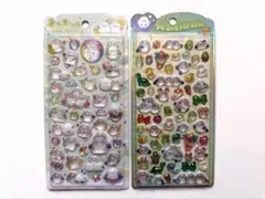 【正規品】うるちゅるポップシール　オリジナル　シマエナガ　2種セット