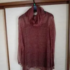 バジーレ28 ドット柄シースルー長袖シャツ　値下げしました 再値下げのサムネイル