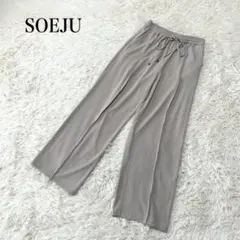 SOÉJU ワイドパンツ キャメル Mサイズ - メルカリ