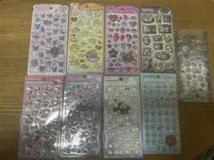 ボンボンドロップシール、うるちゅるポップシール、プチドロなど9点セット