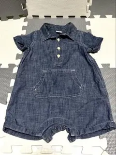 baby GAP デニム風ロンパース 6-12ヶ月