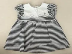 【BEBE】ストライプ ワンピース 70-80cm