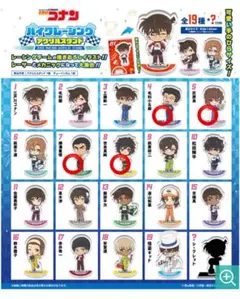 名探偵コナン　バイクレーシングアクリルスタンド 毛利小五郎　灰原　重悟　世良