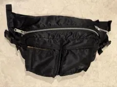 【廃盤】HEAD PORTER ボディバッグ ウエストバッグ タンカー ブラック