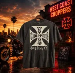 ウエストコーストチョッパーズ ハーレー バイカー 半袖 Tシャツ