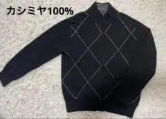 ★美品★カシミヤ100% ARAMIS ニットブルゾン