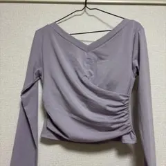 リントスル　紫　 長袖 トップス　Mサイズ　SUKALA ピラティス