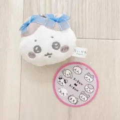 ちいかわ　ミニがまぐち　リボン　ハチワレ