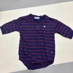 POLO ベビー ロンパース ボーダー柄