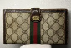 GUCCI オールドグッチ シェリーライン GGスプリーム 三つ折り財布のサムネイル
