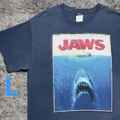 未使用 JAWS Tシャツ 映画T ユニバーサル 両面プリント L - メルカリ