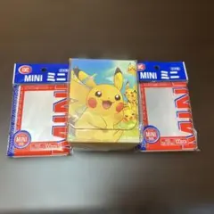 【新品未開封】ポケモンカード デッキシールド ピカチュウ スリーブ KMCミニ